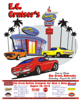 E.C. Cruiser's 2010 Car Show Flyer